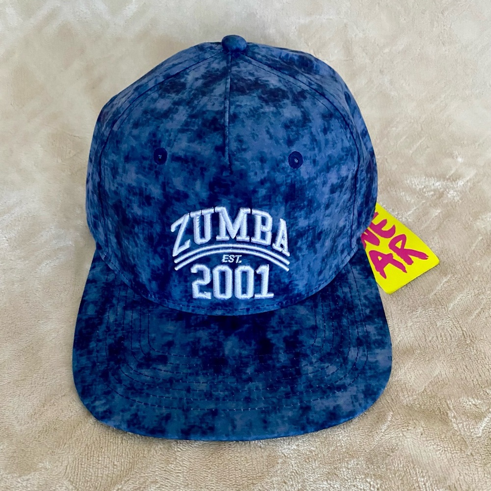 Zumba 2001 Blue Tie-Dye Cap